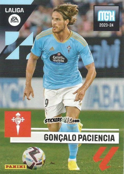 Sticker Gonçalo Paciencia - LaLiga 2023-2024. Megacracks n. 160 - Panini