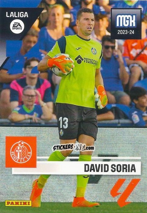 Sticker David Soria - LaLiga 2023-2024. Megacracks n. 164 - Panini