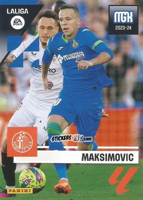 Sticker Maksimovic - LaLiga 2023-2024. Megacracks n. 172 - Panini