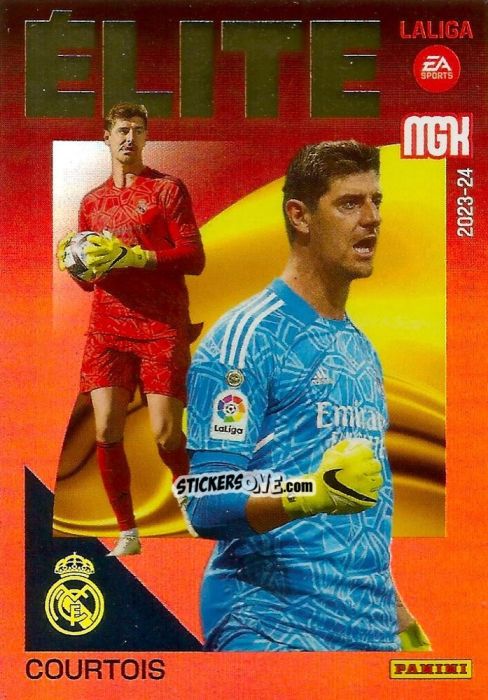 Sticker Courtois - LaLiga 2023-2024. Megacracks n. 2 - Panini