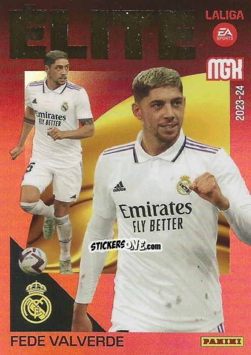 Figurina Fede Valverde - LaLiga 2023-2024. Megacracks n. 3 - Panini