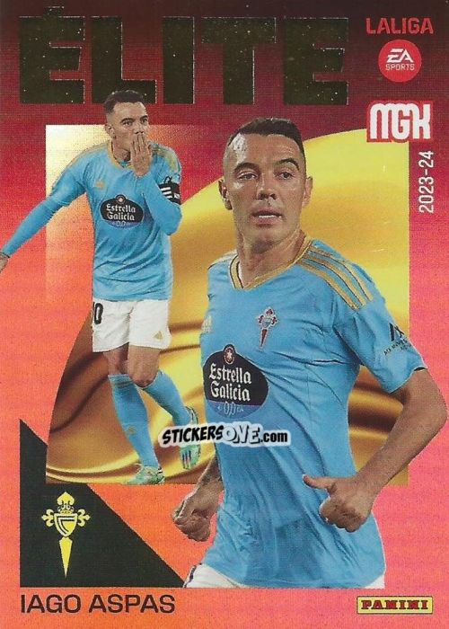 Sticker Iago Aspas - LaLiga 2023-2024. Megacracks n. 7 - Panini