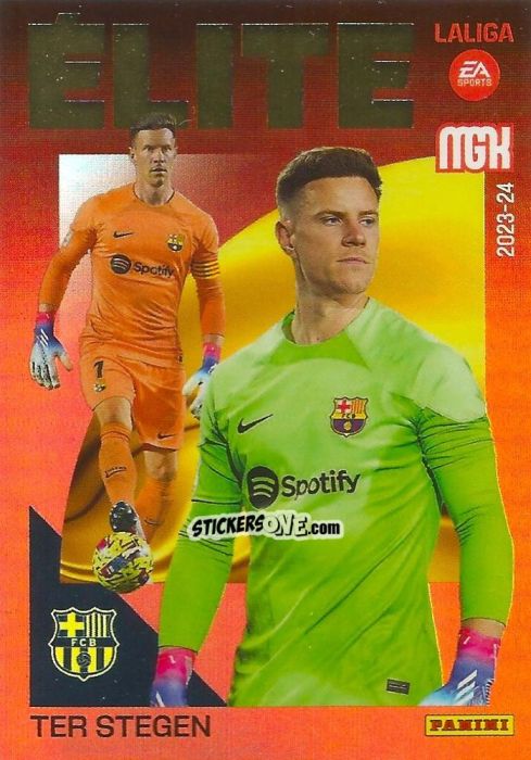 Sticker Ter Stegen - LaLiga 2023-2024. Megacracks n. 14 - Panini