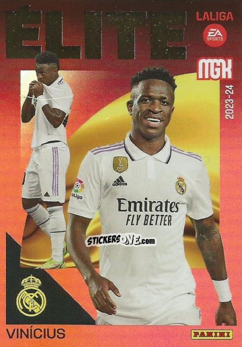 Sticker Vinicius - LaLiga 2023-2024. Megacracks n. 16 - Panini