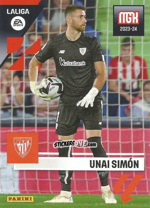 Sticker Unai Simón - LaLiga 2023-2024. Megacracks n. 56 - Panini