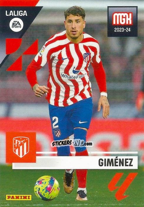 Sticker Gimenez - LaLiga 2023-2024. Megacracks n. 77 - Panini