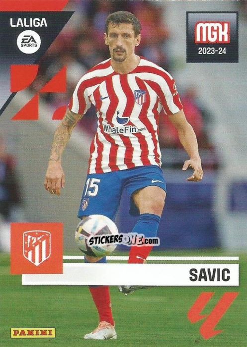 Sticker Savic - LaLiga 2023-2024. Megacracks n. 78 - Panini