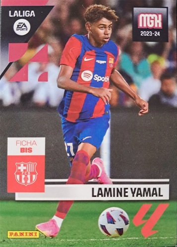 Sticker Lamine Yamal - LaLiga 2023-2024. Megacracks n. 108BIS - Panini