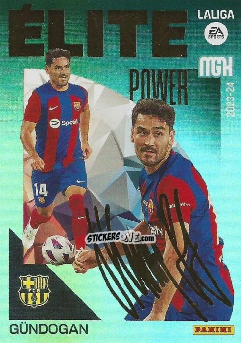 Sticker Gundogan - LaLiga 2023-2024. Megacracks n. 506P - Panini