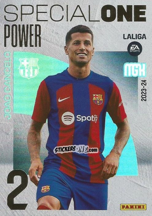 Sticker Joao Cancelo - LaLiga 2023-2024. Megacracks n. 509P - Panini