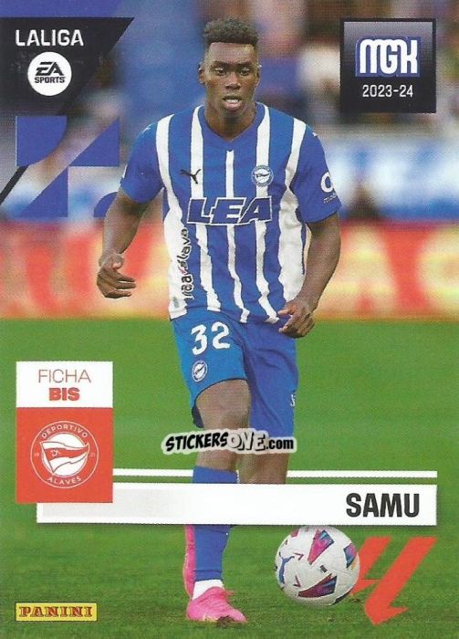 Sticker Samu - LaLiga 2023-2024. Megacracks n. 32BIS - Panini