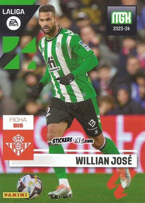 Sticker Willian José - LaLiga 2023-2024. Megacracks n. 124BIS - Panini