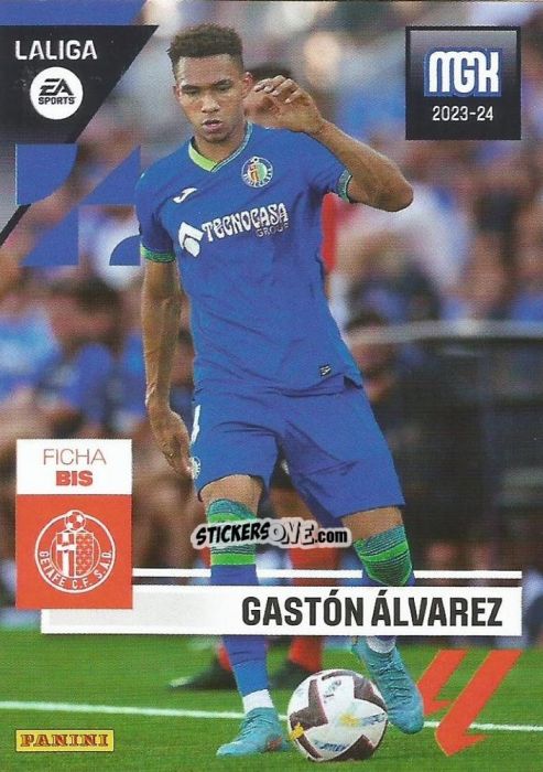 Sticker Gaston Alvarez - LaLiga 2023-2024. Megacracks n. 168BIS - Panini