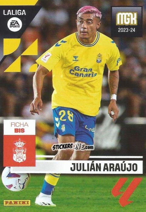 Sticker Julian Araujo - LaLiga 2023-2024. Megacracks n. 220BIS - Panini