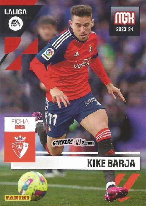 Sticker Kike Barja - LaLiga 2023-2024. Megacracks n. 281BIS - Panini