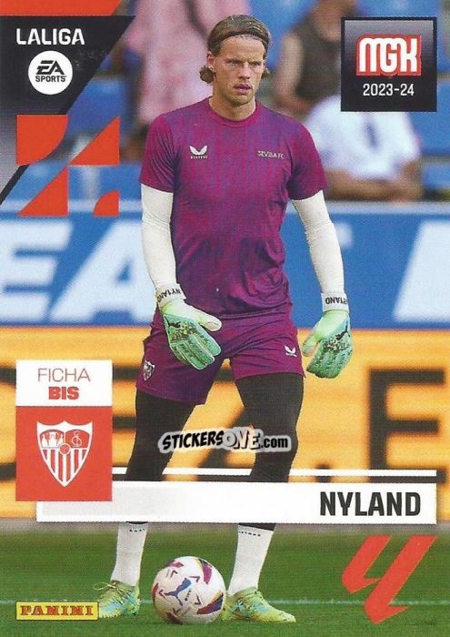 Sticker Nyland - LaLiga 2023-2024. Megacracks n. 326BIS - Panini