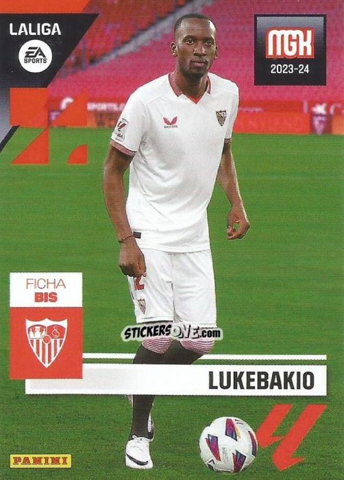 Sticker Lukebakio - LaLiga 2023-2024. Megacracks n. 342BIS - Panini