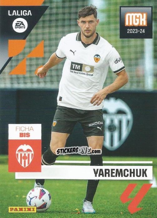 Sticker Yaremchuk - LaLiga 2023-2024. Megacracks n. 358BIS - Panini