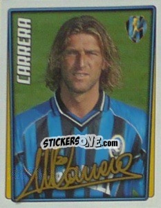 Sticker Massimo Carrera - Calcio 2001-2002 - Merlin