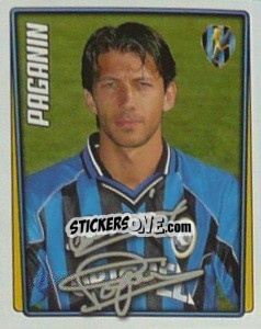 Cromo Massimo Paganin - Calcio 2001-2002 - Merlin