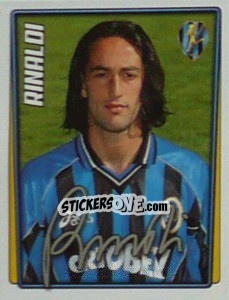 Figurina Alessandro Rinaldi - Calcio 2001-2002 - Merlin