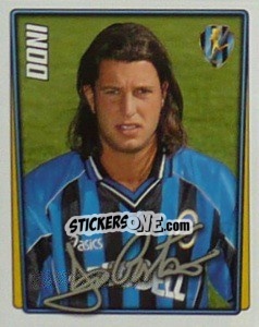 Figurina Cristiano Doni - Calcio 2001-2002 - Merlin