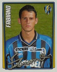 Figurina Fabiano - Calcio 2001-2002 - Merlin