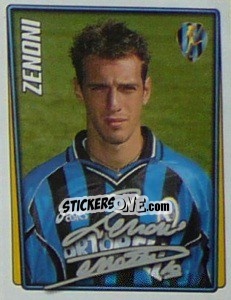 Figurina Damiano Zenoni - Calcio 2001-2002 - Merlin