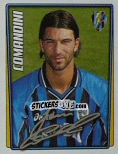 Cromo Gianni Comandini - Calcio 2001-2002 - Merlin