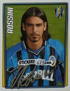 Sticker Fausto Rossini - Calcio 2001-2002 - Merlin