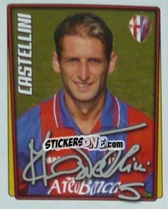 Figurina Marcello Castellini - Calcio 2001-2002 - Merlin