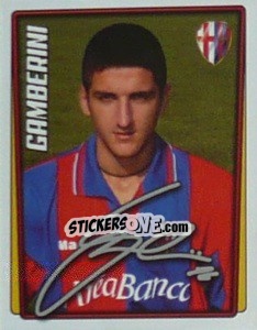 Cromo Alessandro Gamberini - Calcio 2001-2002 - Merlin