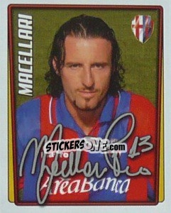 Sticker Fabio Macellari - Calcio 2001-2002 - Merlin