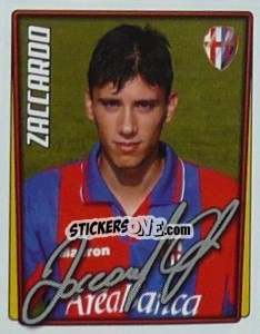 Figurina Cristiano Zaccardo - Calcio 2001-2002 - Merlin