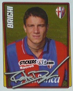 Sticker Matteo Brighi - Calcio 2001-2002 - Merlin