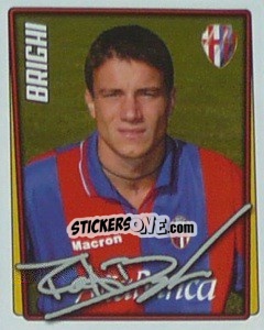 Figurina Matteo Brighi - Calcio 2001-2002 - Merlin