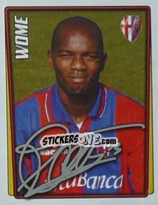 Sticker Pierre Nlend Wome - Calcio 2001-2002 - Merlin