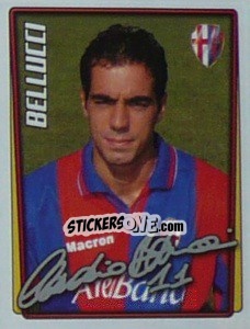 Sticker Claudio Bellucci - Calcio 2001-2002 - Merlin