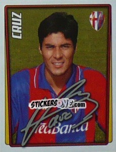 Cromo Julio Ricardo Cruz - Calcio 2001-2002 - Merlin