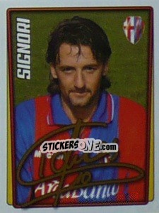 Figurina Giuseppe Signori - Calcio 2001-2002 - Merlin