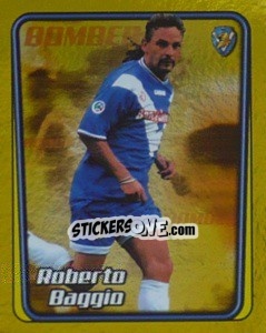 Cromo Roberto Baggio (Il Bomber) - Calcio 2001-2002 - Merlin