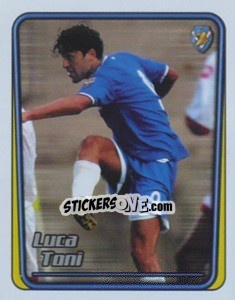 Figurina Luca Toni (Superstar) - Calcio 2001-2002 - Merlin