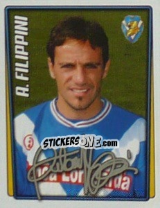 Sticker Antonio Filippini - Calcio 2001-2002 - Merlin