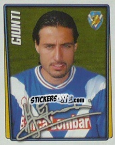 Figurina Federico Giunti - Calcio 2001-2002 - Merlin