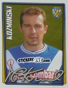 Sticker Marek Kozminski - Calcio 2001-2002 - Merlin