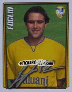 Sticker Paolo Foglio - Calcio 2001-2002 - Merlin
