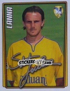 Figurina Salvatore Lanna - Calcio 2001-2002 - Merlin