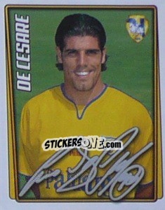 Sticker Ciro de Cesare - Calcio 2001-2002 - Merlin
