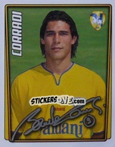 Figurina Bernardo Corradi - Calcio 2001-2002 - Merlin