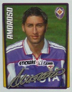 Figurina Christian Amoroso - Calcio 2001-2002 - Merlin